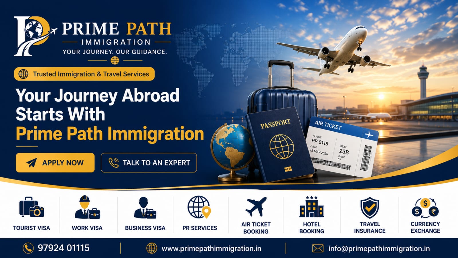 Your Journey Abroad Starts With Prime Path Immigration